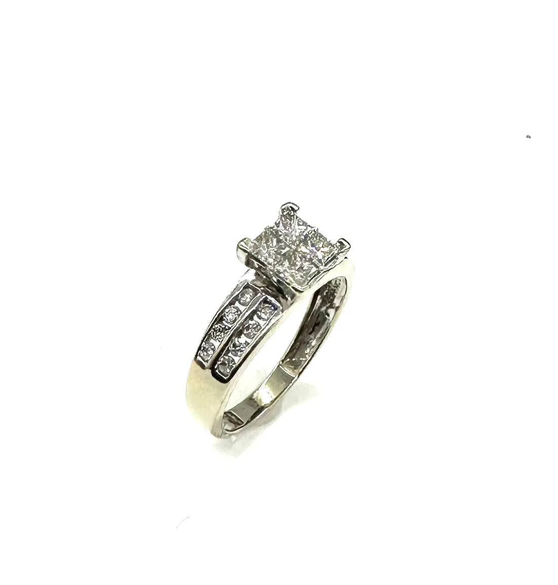 1 Ctw Quad Set Diamond Ring