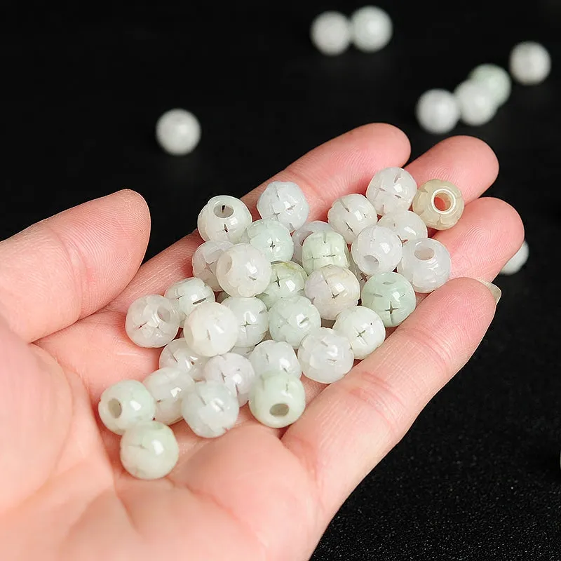 10X9X9mm Natural Jade Beads Jadeite Bead WBD50