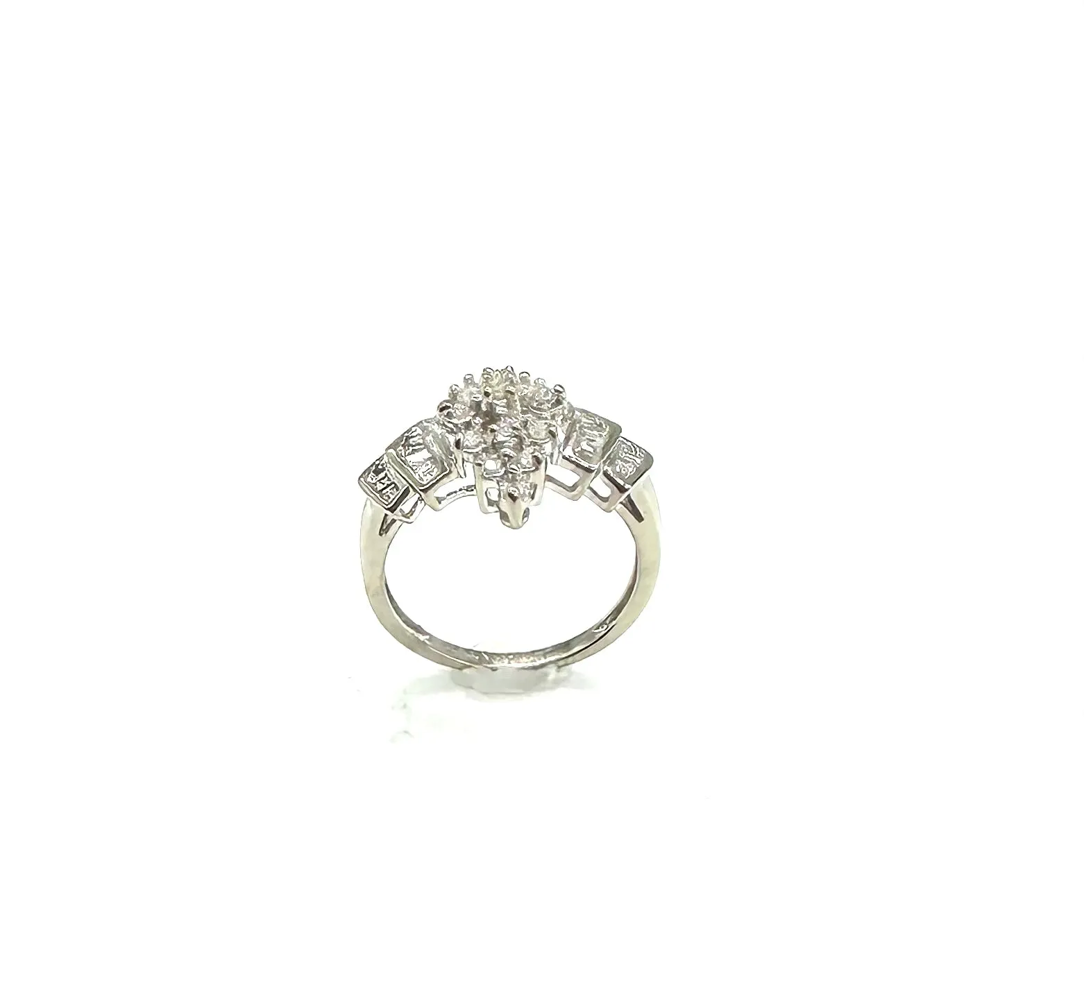 1/2 Ctw Diamond Cluster Ring