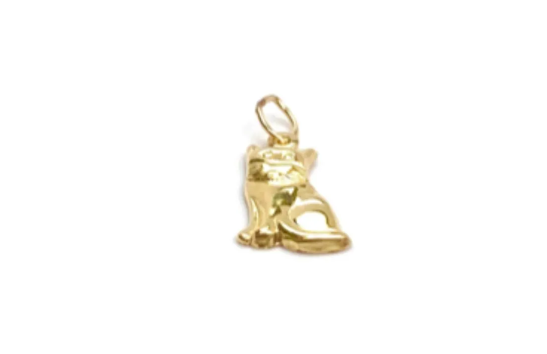 14KGF Cat Charm 1896-C