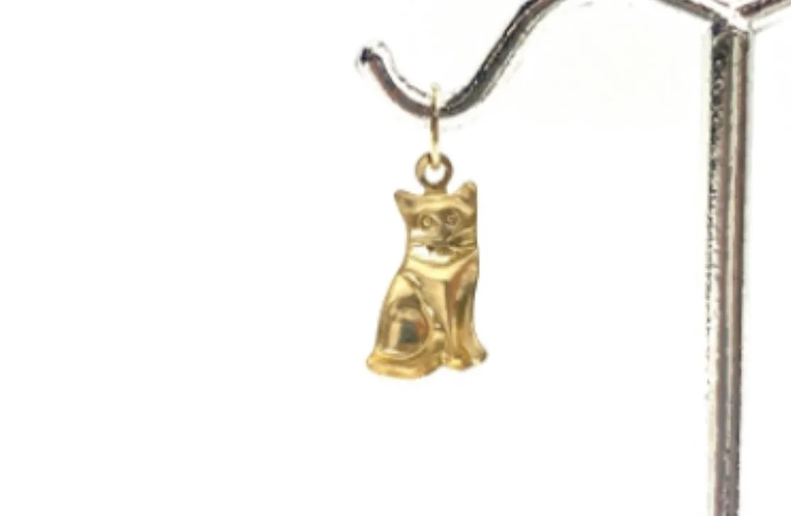 14KGF Cat Charm 1896-C