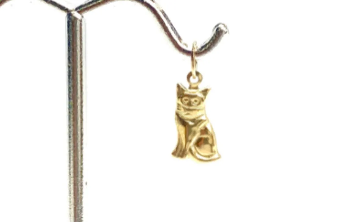 14KGF Cat Charm 1896-C