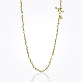 18K Classic Long Chain Necklace