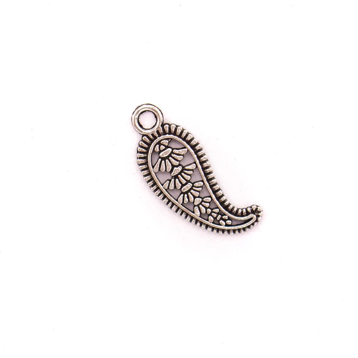 20Pcs Antique sliver feather pendant Silver Charms, DIY Bracelets Necklace Bangle, Leaf Feather Charms Pendant, Charms For Jewelry MakingD-3-445