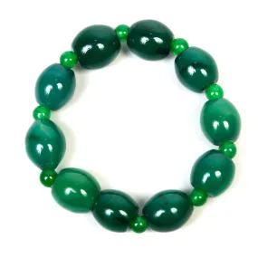 25% OFF - Faux Jade Beads