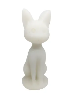 320g White Jade Crystal Anime Style Cat