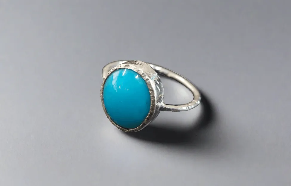 925 Silver Natural Turquoise Ring