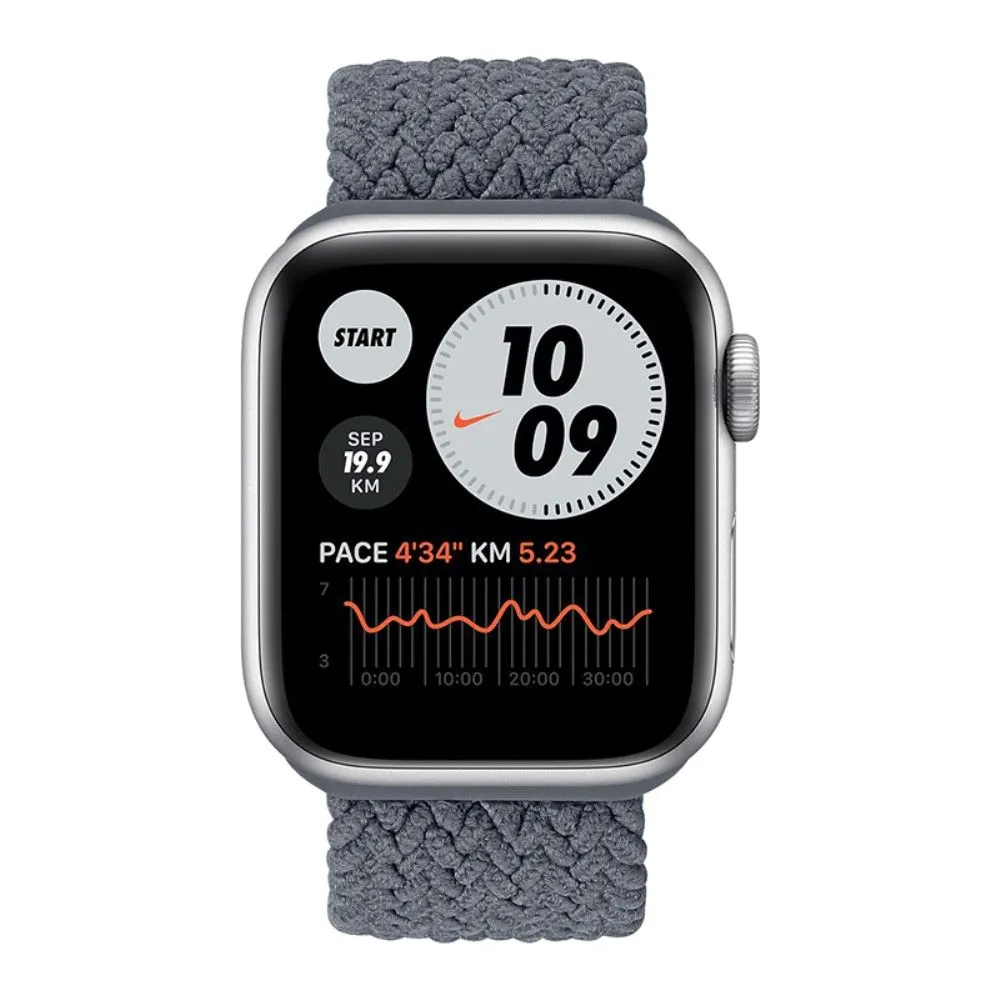 Apple Watch (41mm) elastic watch strap - Space Grey / Size: L