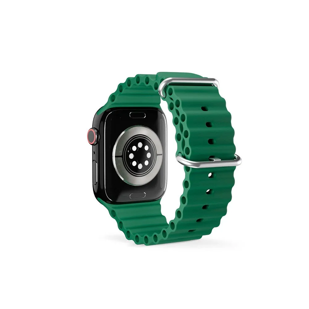 Apple Watch (42/44/SE/45/46/49mm) Epico Ocean Silikone Rem - Grøn