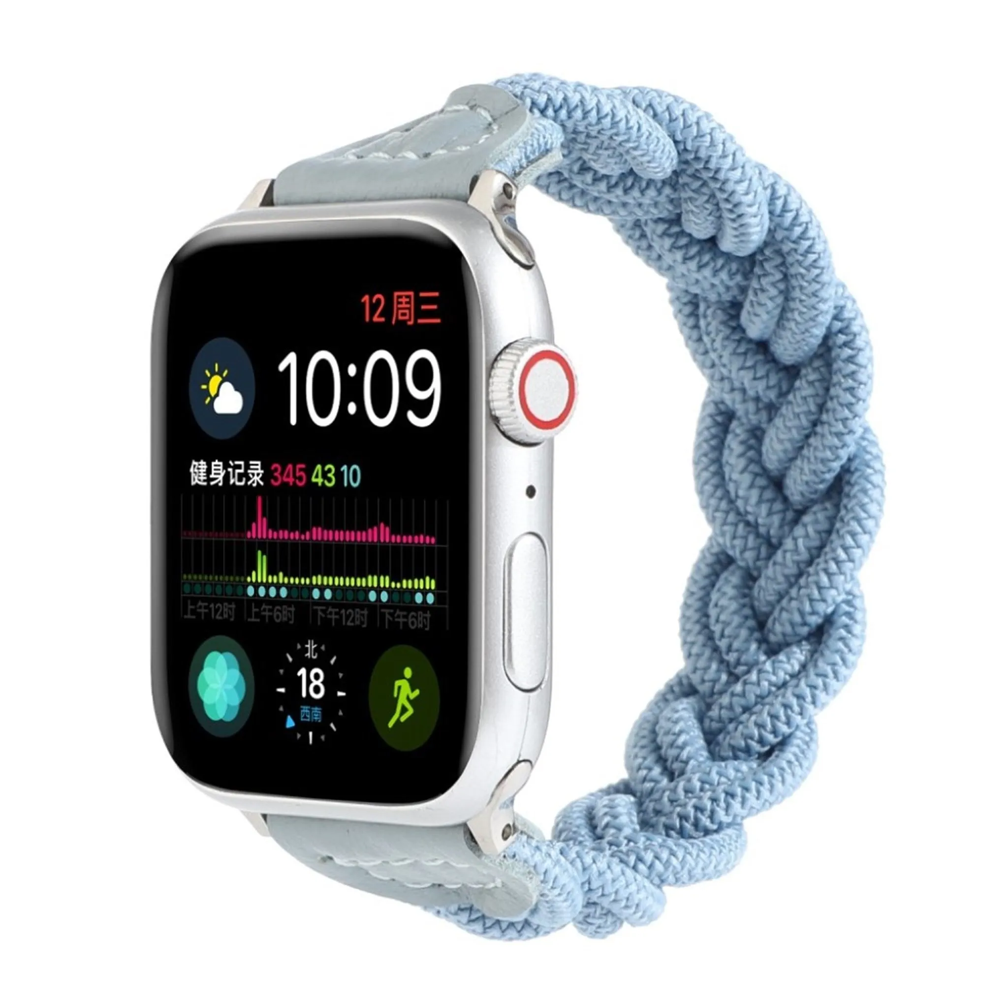 Apple Watch Series 6 / 5 40mm woven style watch band - Sky Blue