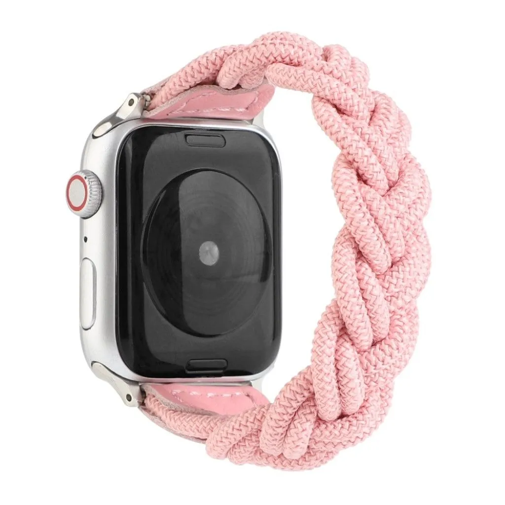 Apple Watch Series 6 / 5 44mm woven braid watch band - Pink