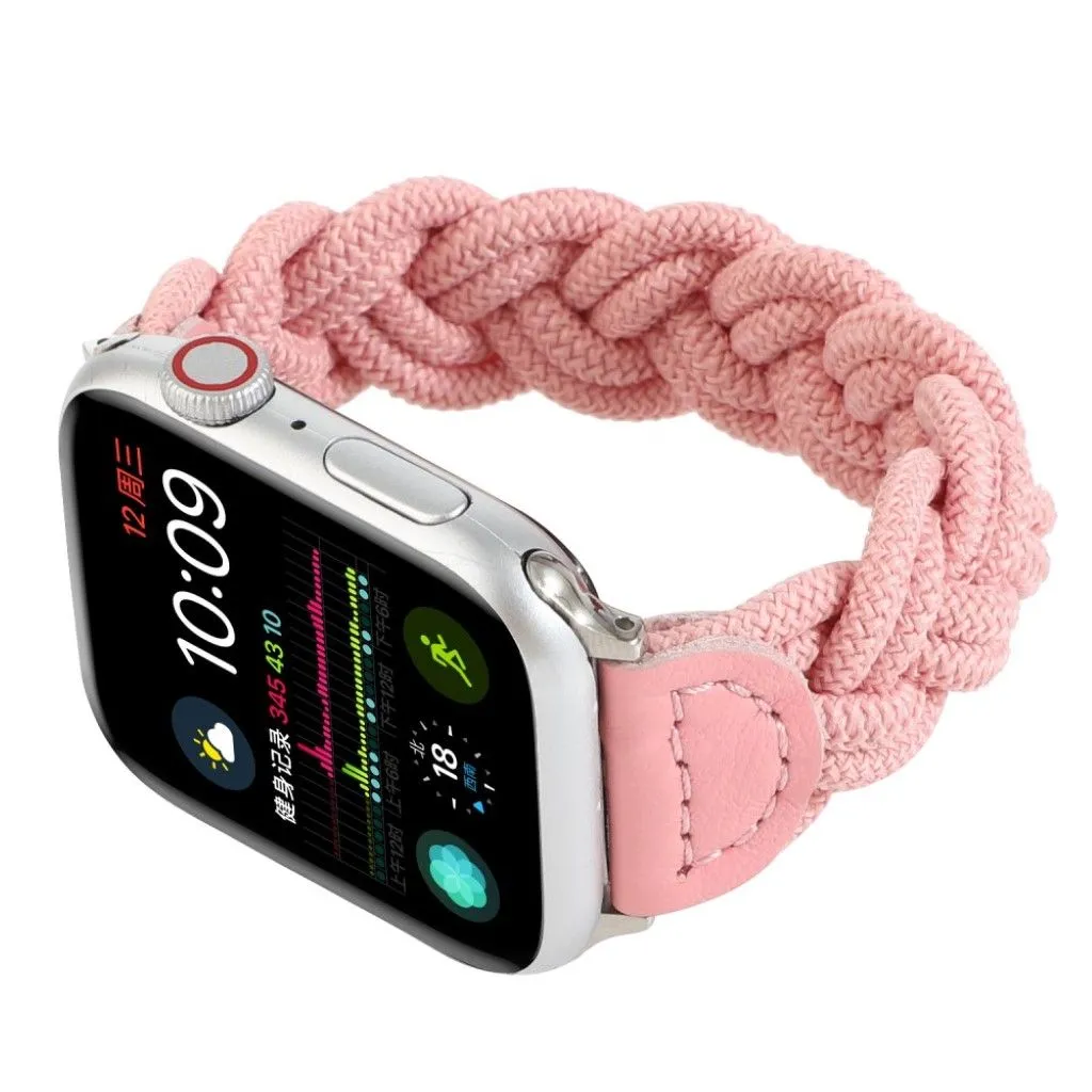 Apple Watch Series 6 / 5 44mm woven braid watch band - Pink