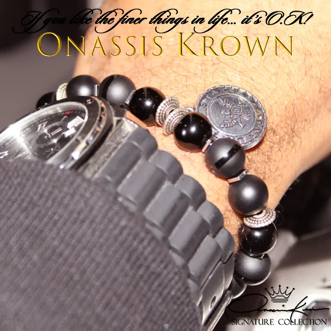 Armed Forces Black Ops Bead Bracelet