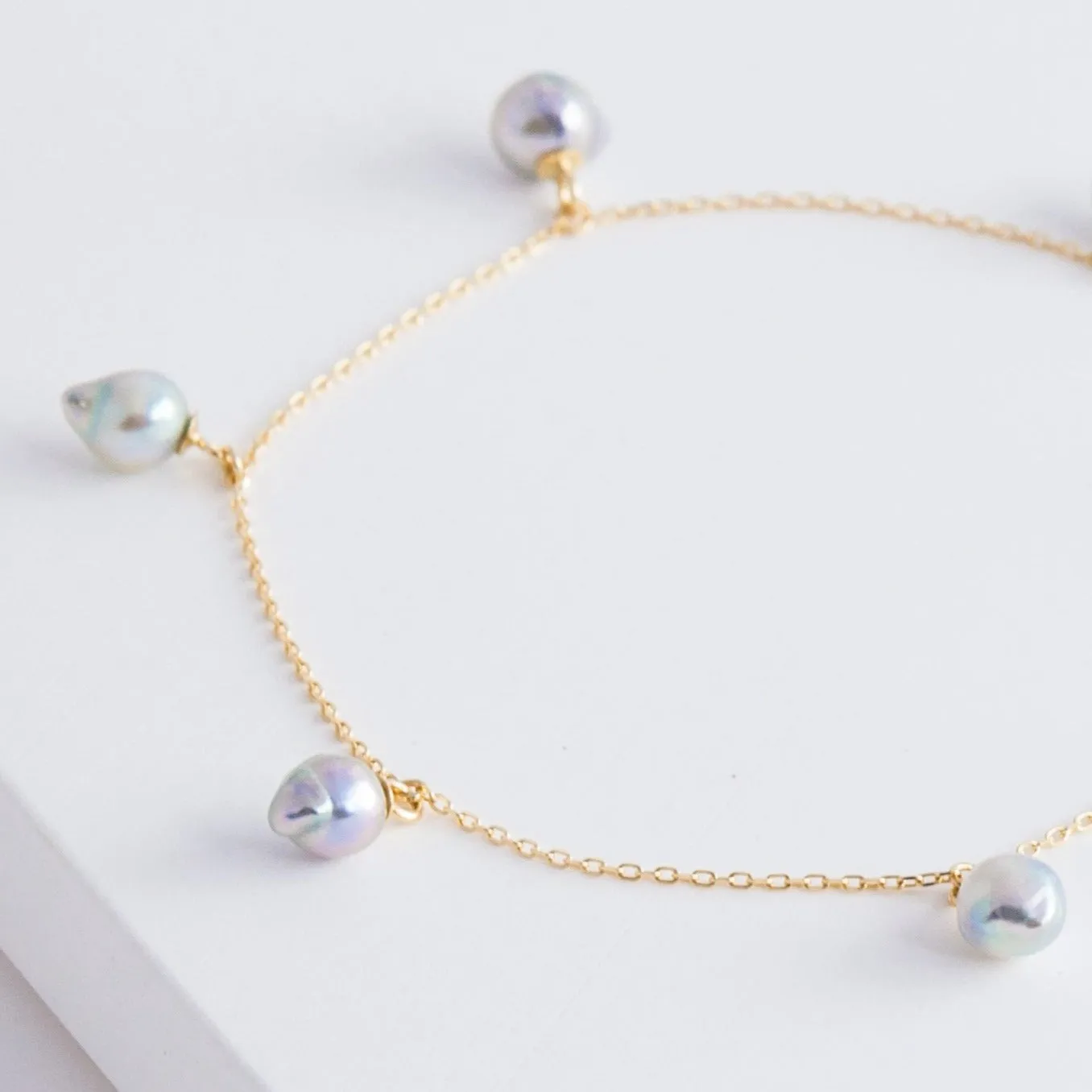 Baby akoya pearl bracelet