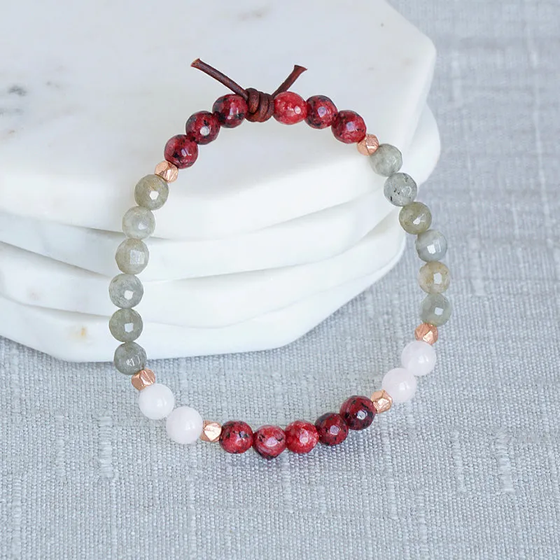 Be Unapologetically You - Red | A Mini Meaningful Bracelet