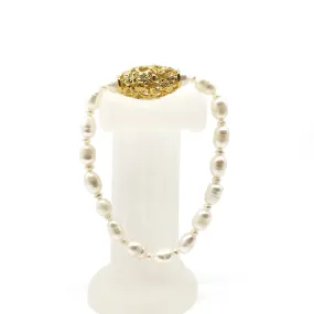 Beaded Palatial Pearl Bracelet