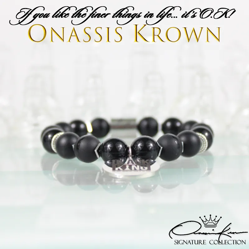 Black King Bead Bracelet