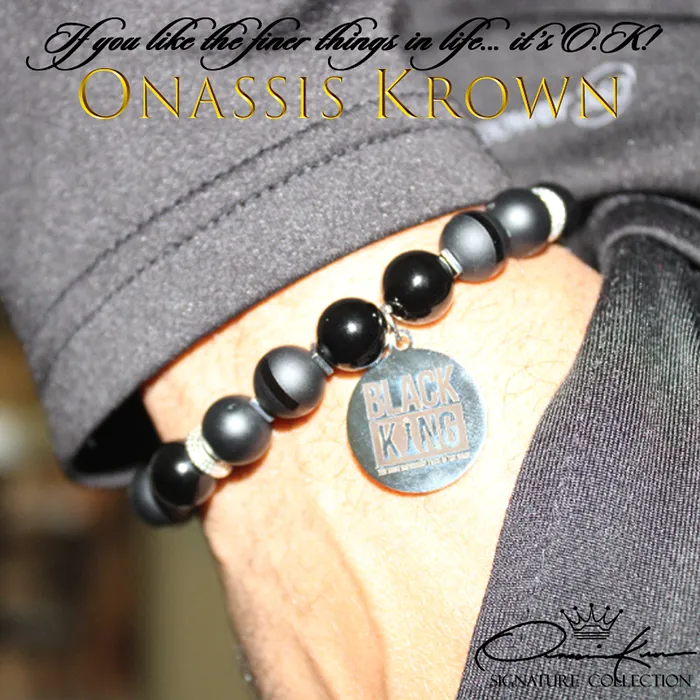 Black King Bead Bracelet