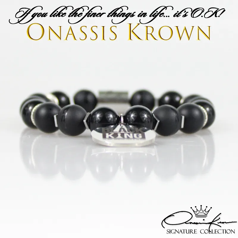 Black King Bead Bracelet