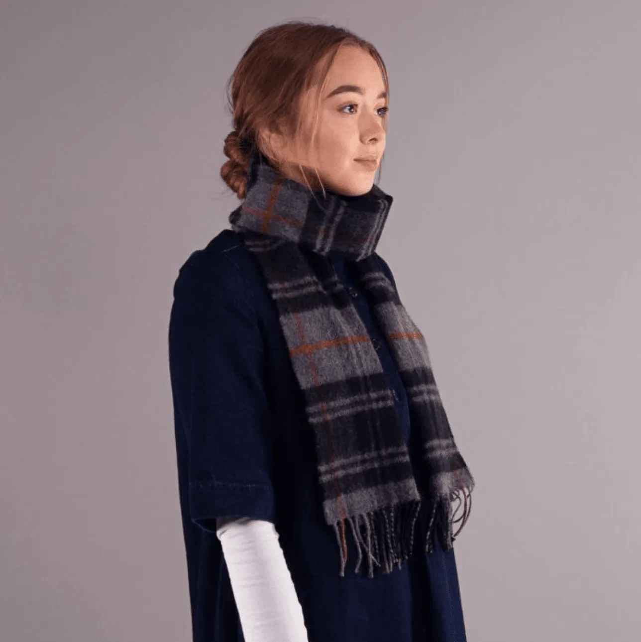 Bowhill Moffat Modern Lambswool Scarf | Wool Scarf