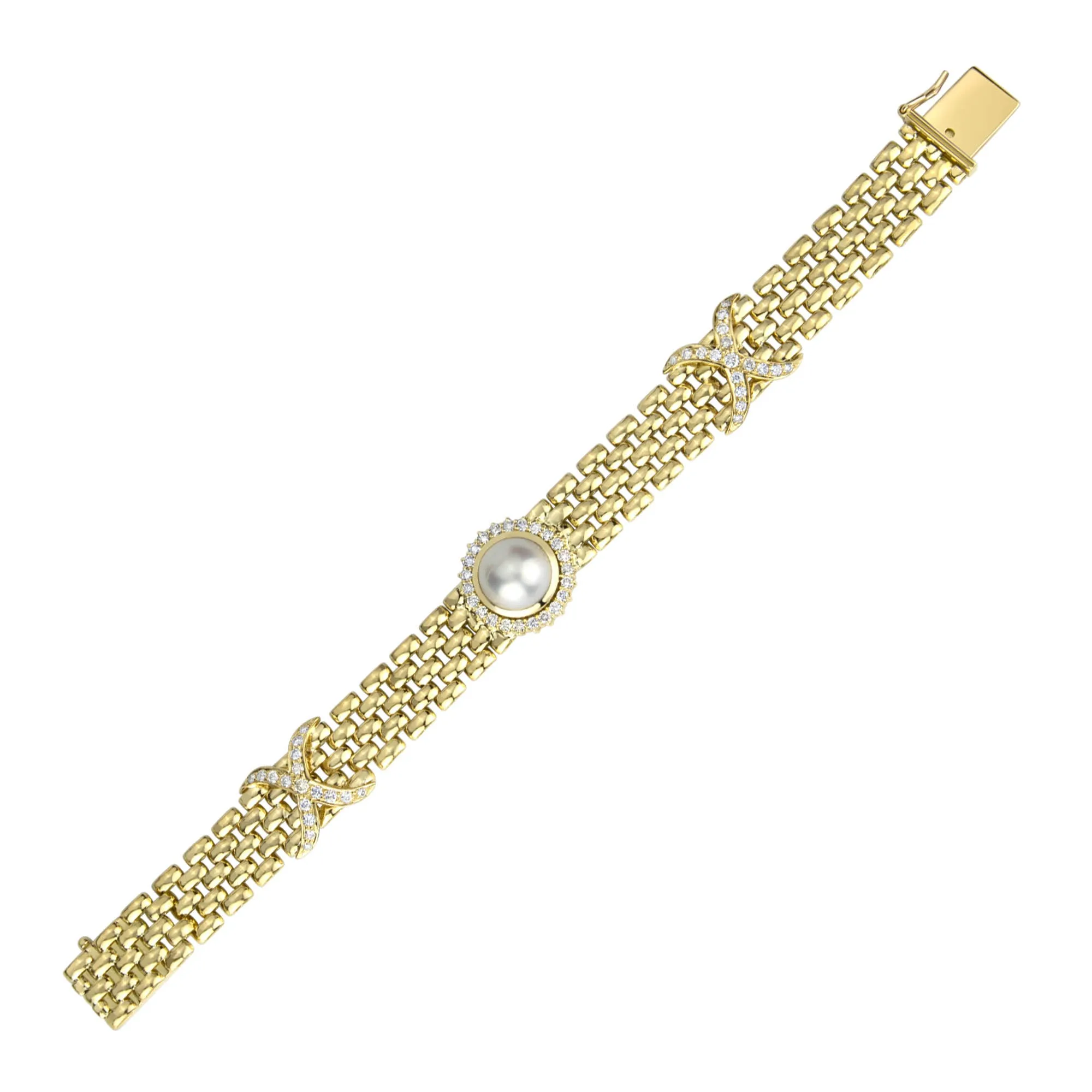 Bracelet - South Sea Pearl And Diamond