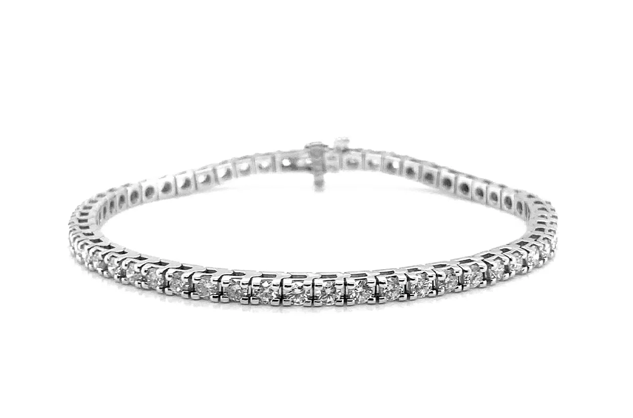 Bracelet Tennis 18kt White Gold & 55 Diamonds