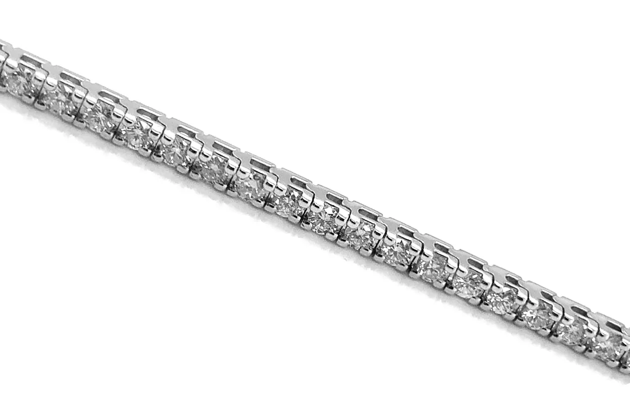 Bracelet Tennis 18kt White Gold & 55 Diamonds