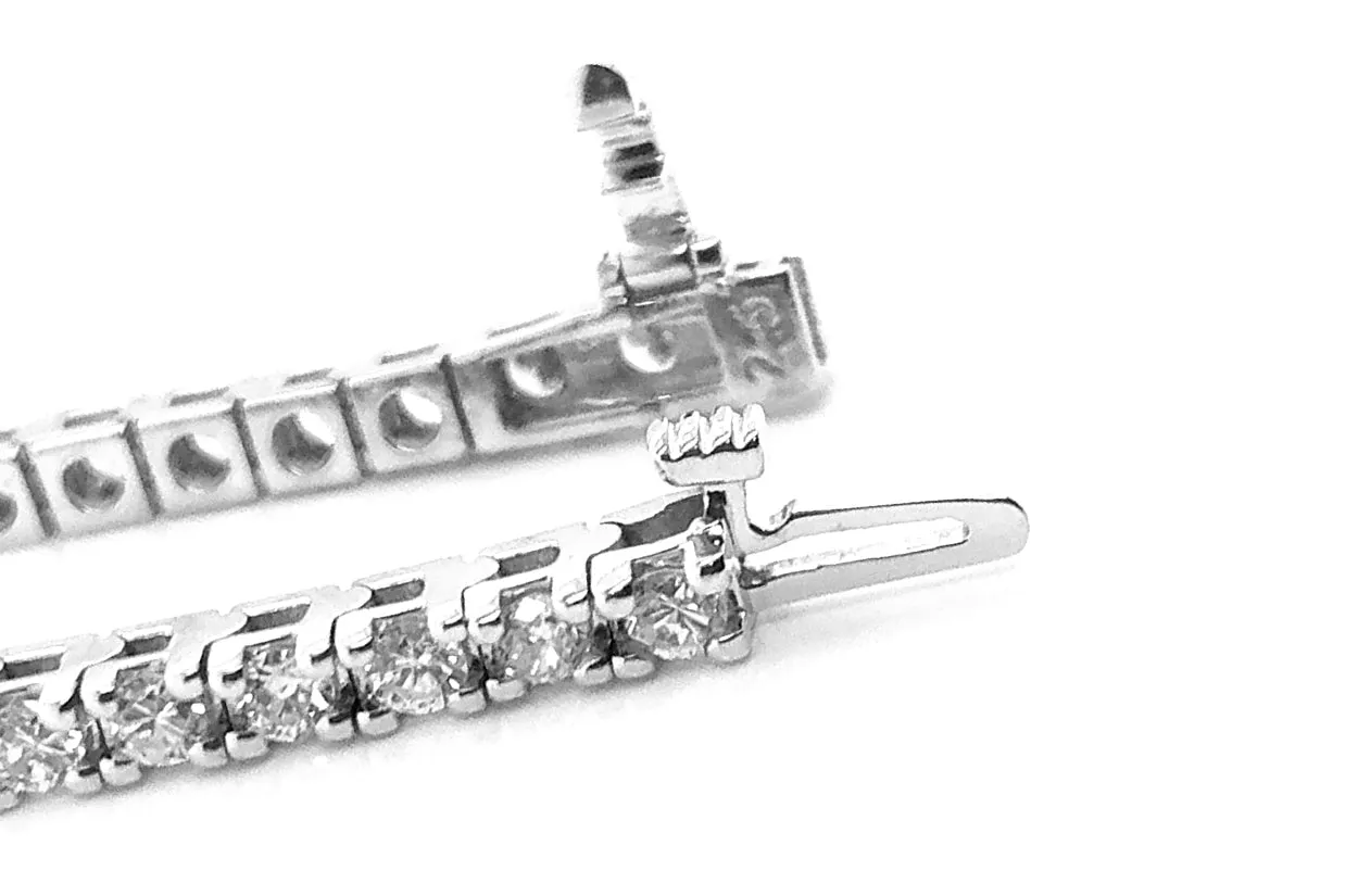 Bracelet Tennis 18kt White Gold & 55 Diamonds