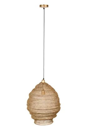 Brass Iron Mesh Pendant Lamp L | DF Lena