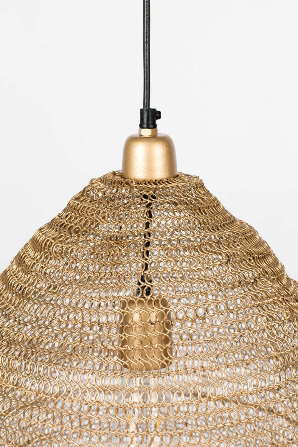 Brass Iron Mesh Pendant Lamp L | DF Lena