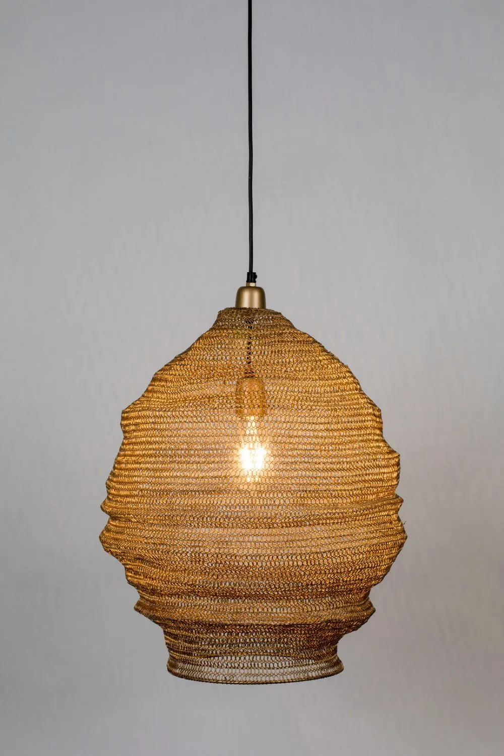 Brass Iron Mesh Pendant Lamp L | DF Lena