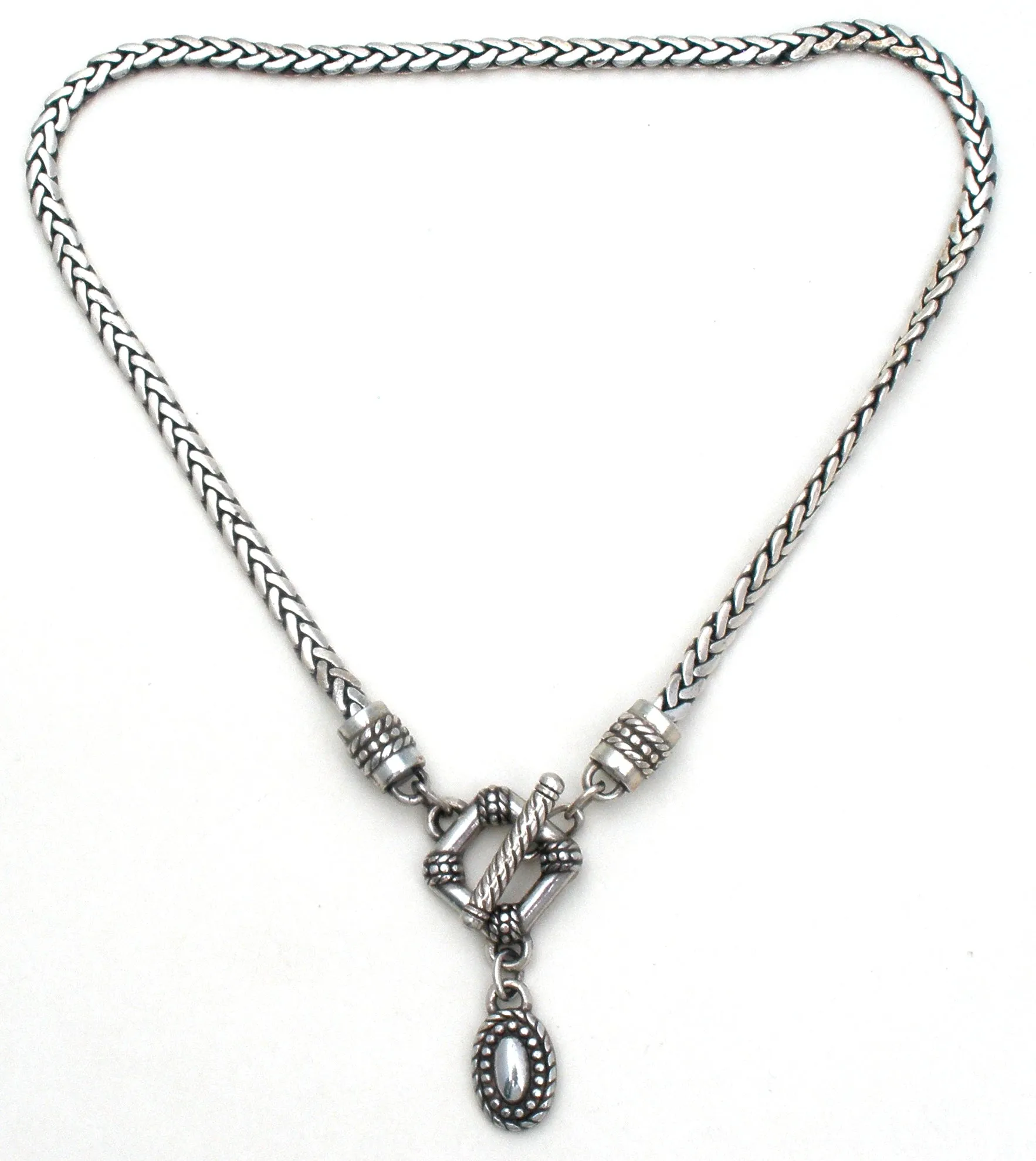 Brighton Toggle Silver Necklace 18"