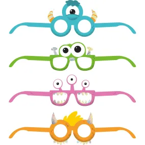 Bulk Monsters Paper Glasses (24 per Case)