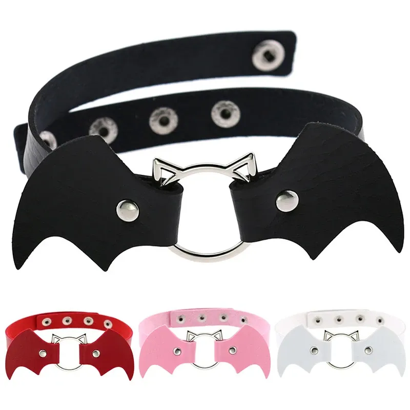 Cat Punk Bat Wings Collar Necklace AD10930