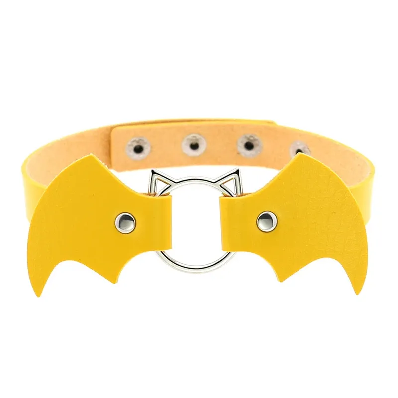 Cat Punk Bat Wings Collar Necklace AD10930