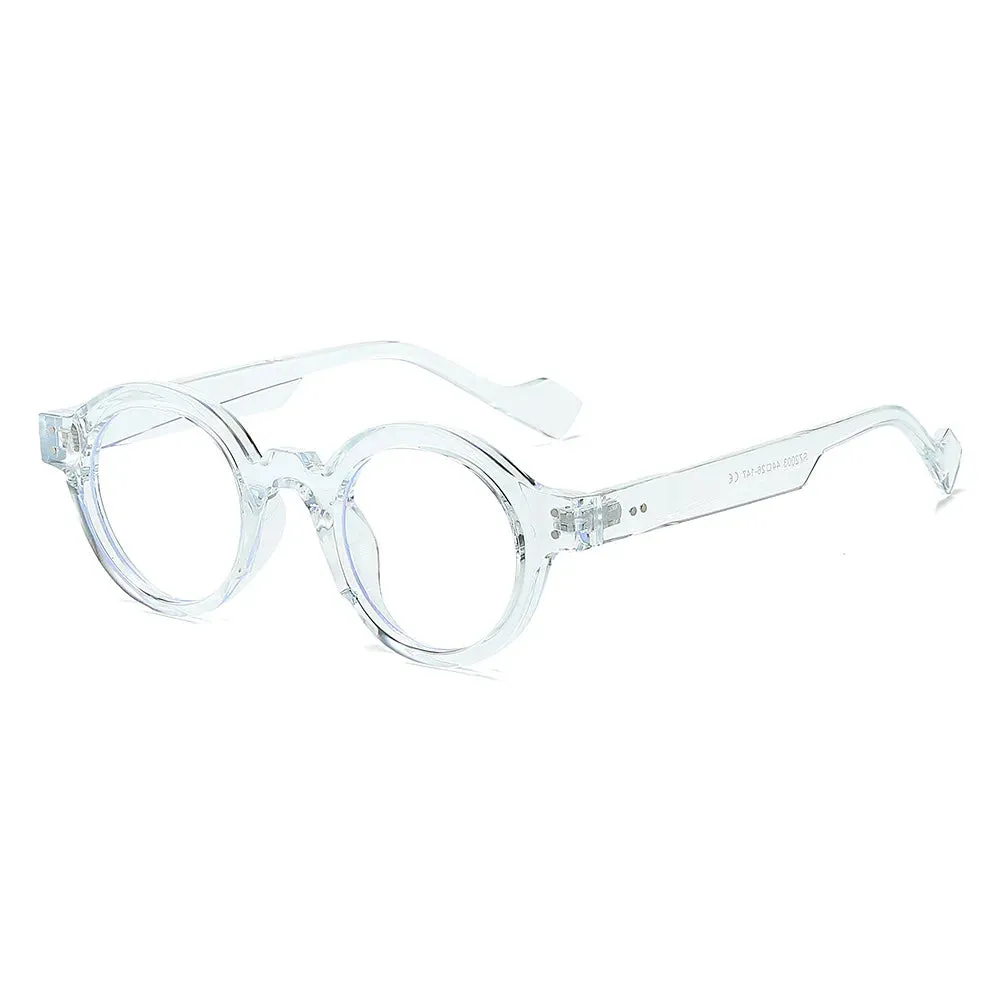 CCspace Unisex Full Rim Round Polycarbonate Reading Glasses R57194