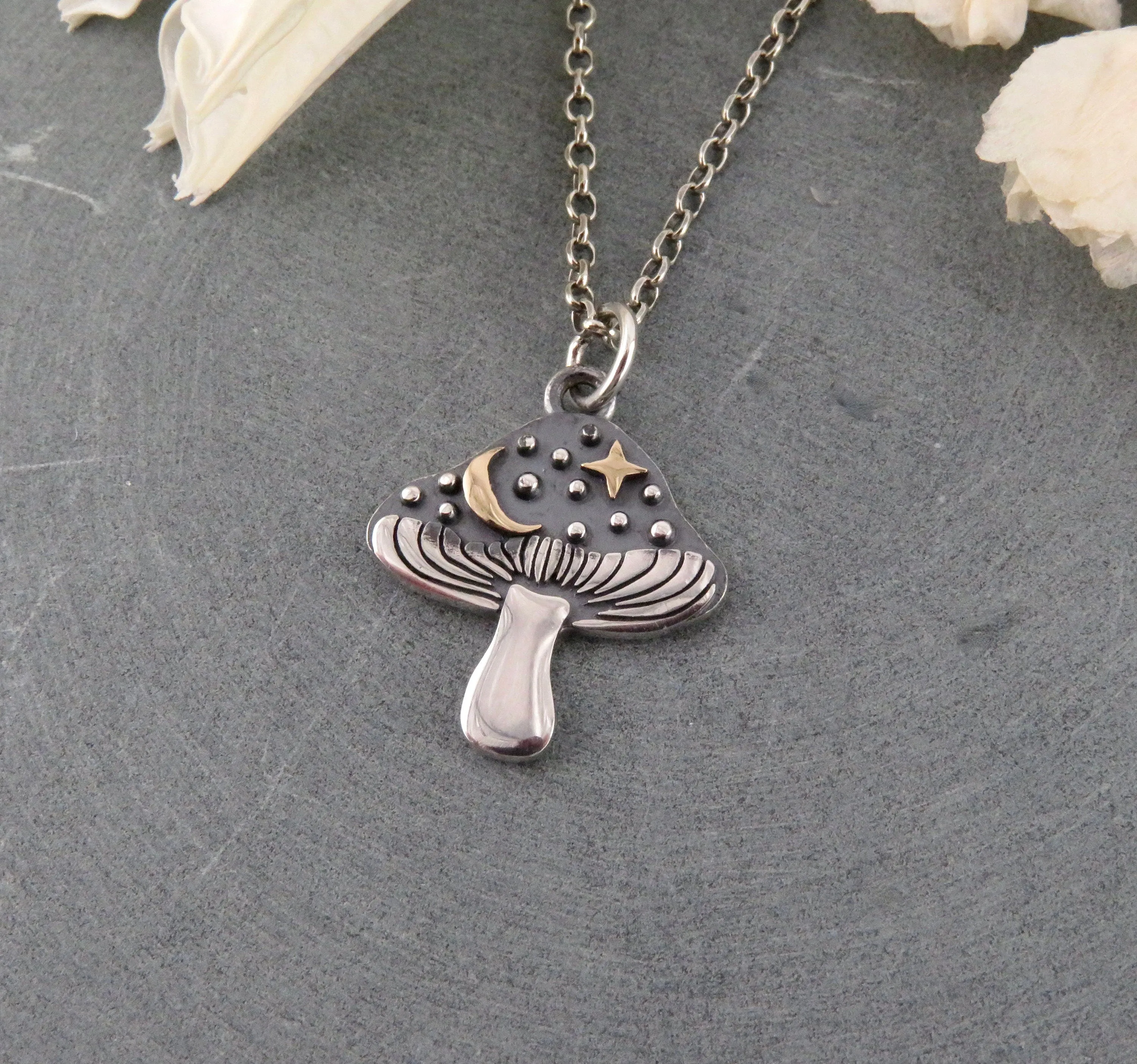 Celestial Mushroom Necklace