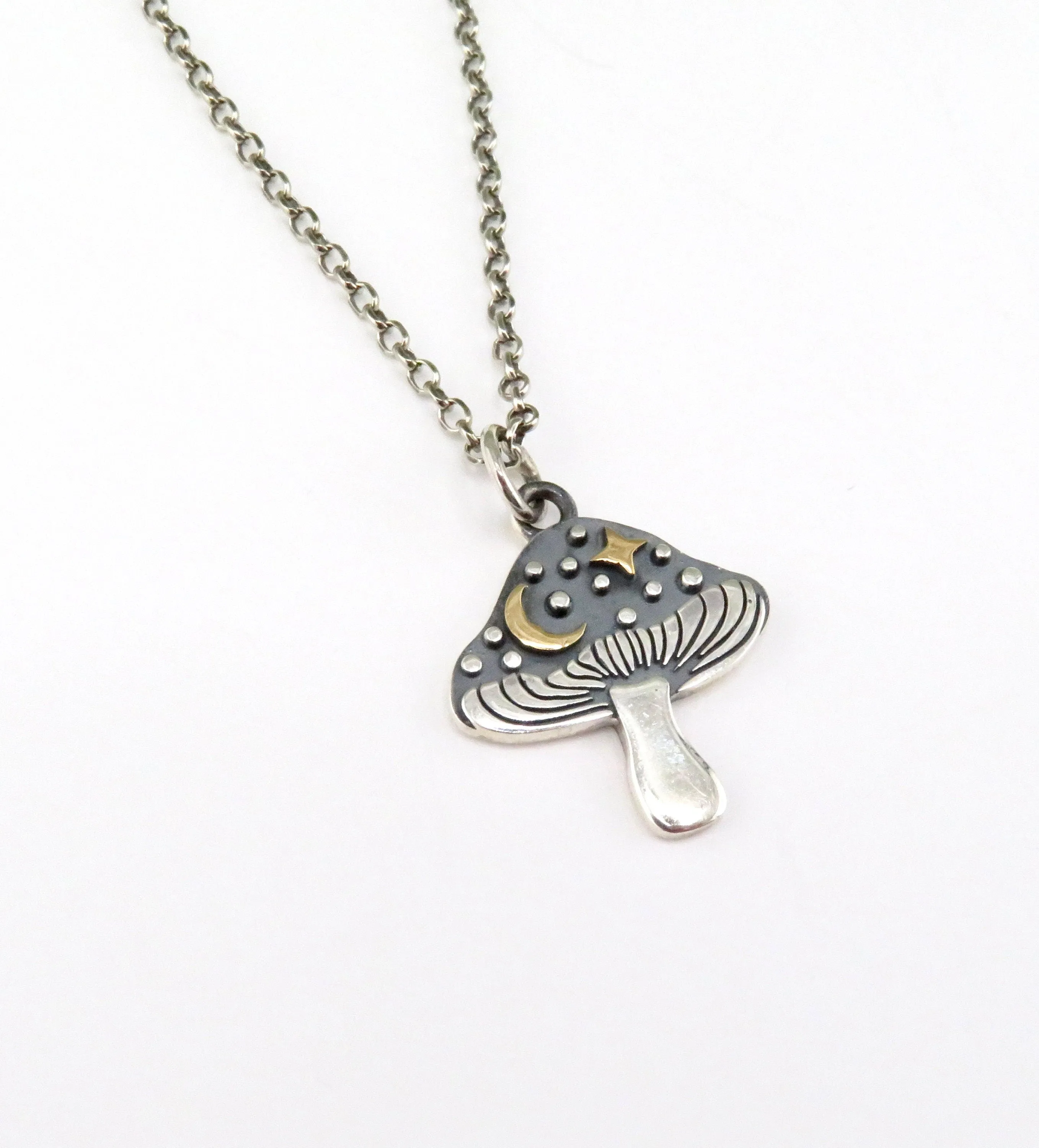 Celestial Mushroom Necklace