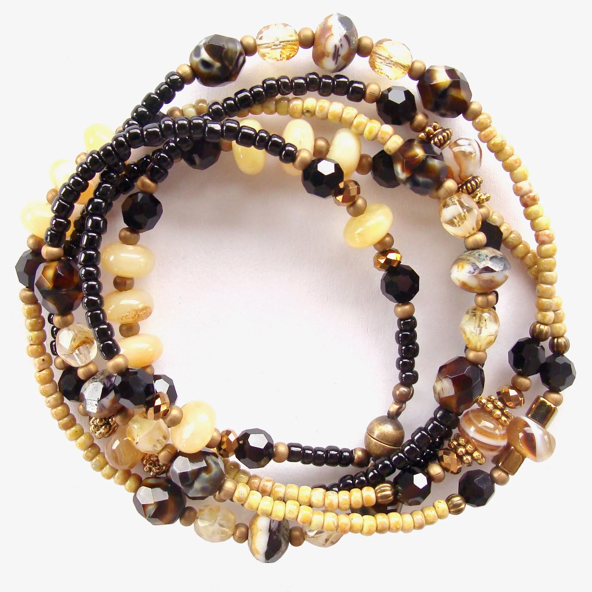 Cheetah: Black and Yellow Bracelet