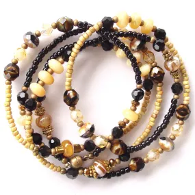 Cheetah: Black and Yellow Bracelet