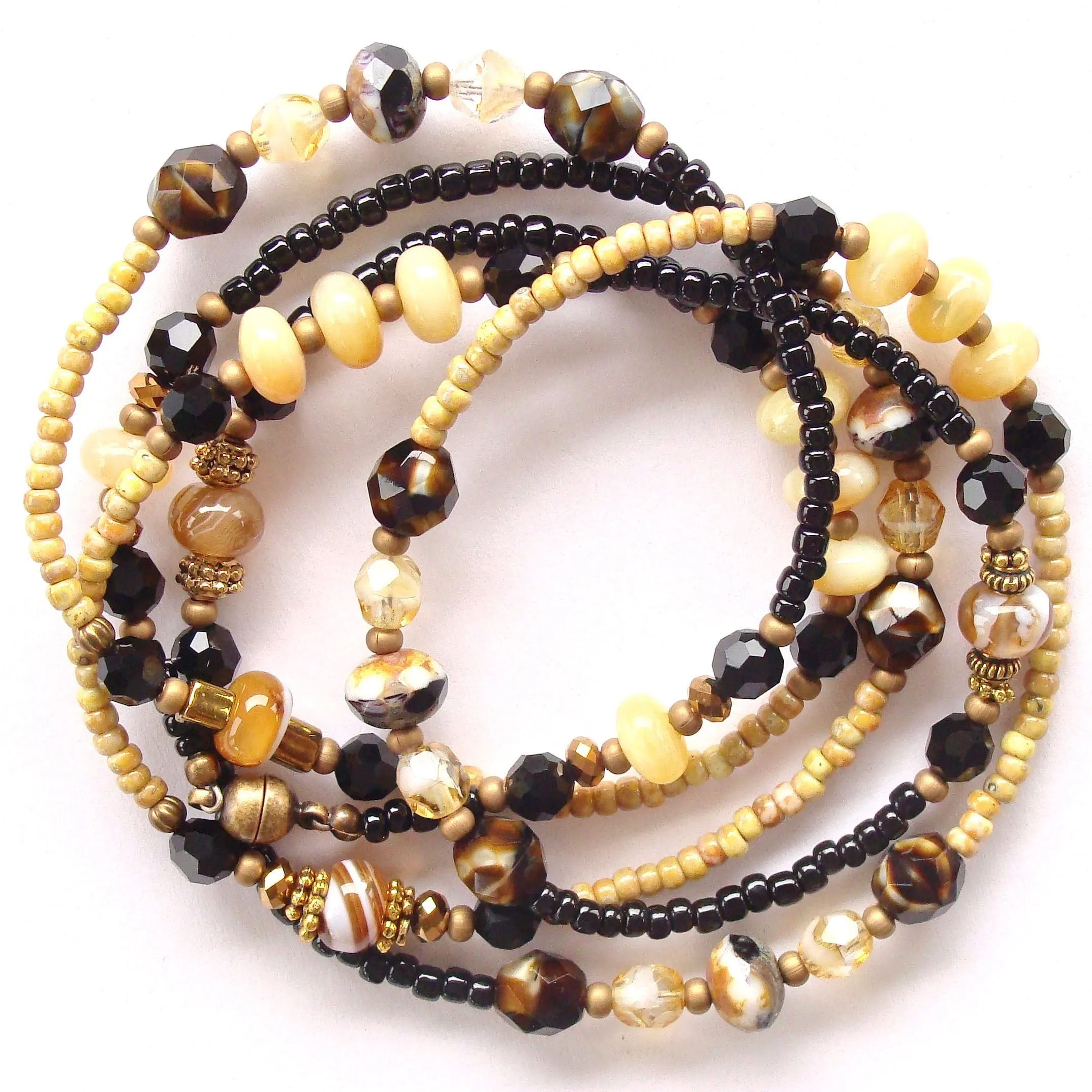 Cheetah: Black and Yellow Bracelet