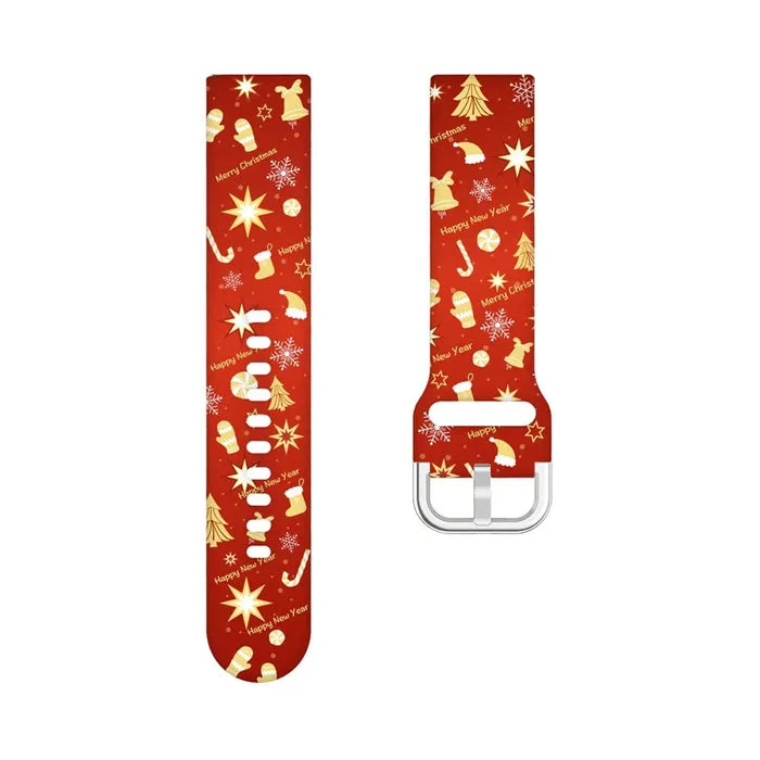 Christmas Watch Straps compatible with the Lacoste 22mm Range