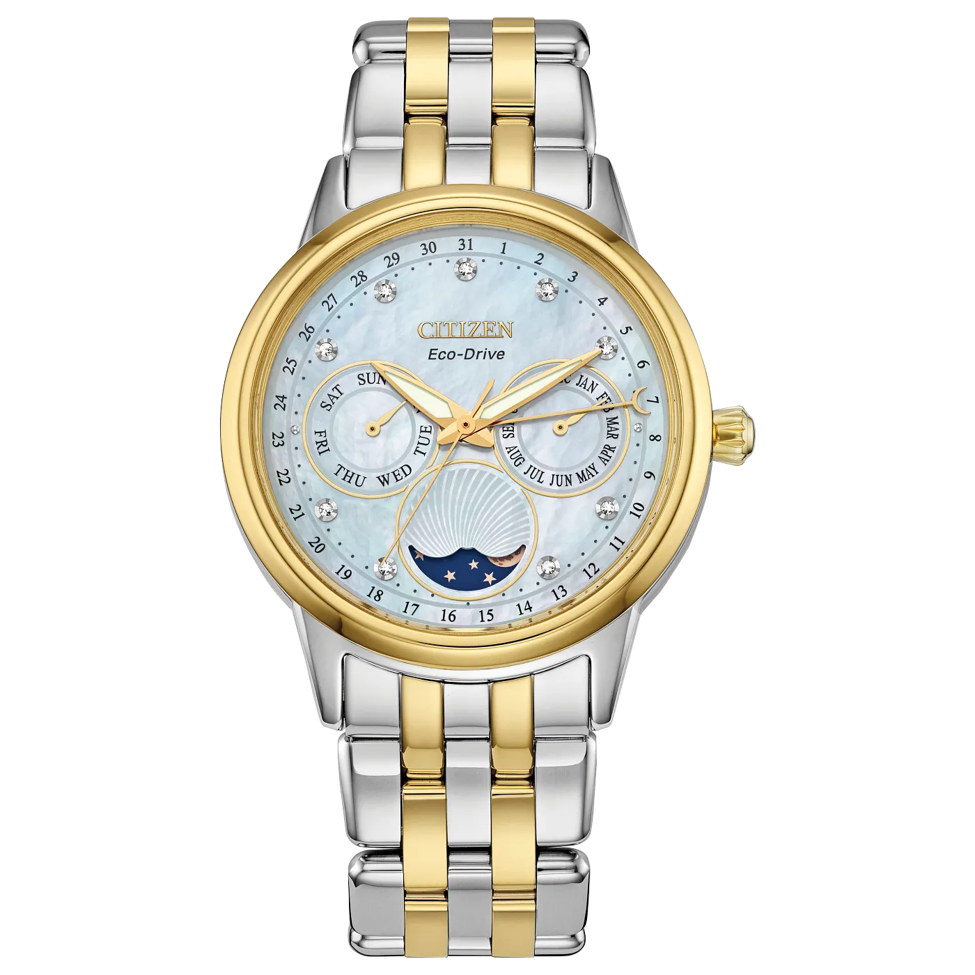 Citizen Eco-Drive Calendrier Moonphase FD0004-51D