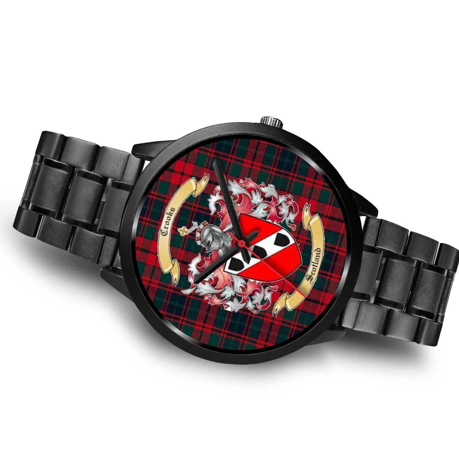 Crook Modern Clan Badge Tartan Black Watch