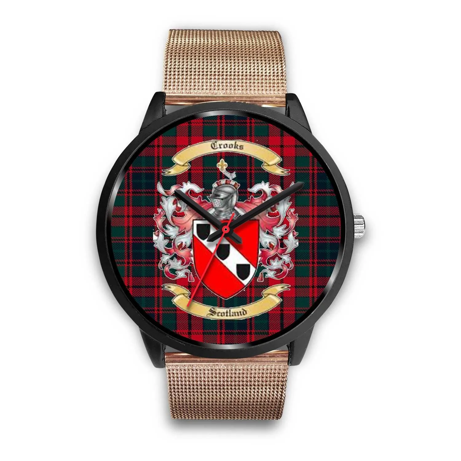 Crook Modern Clan Badge Tartan Black Watch