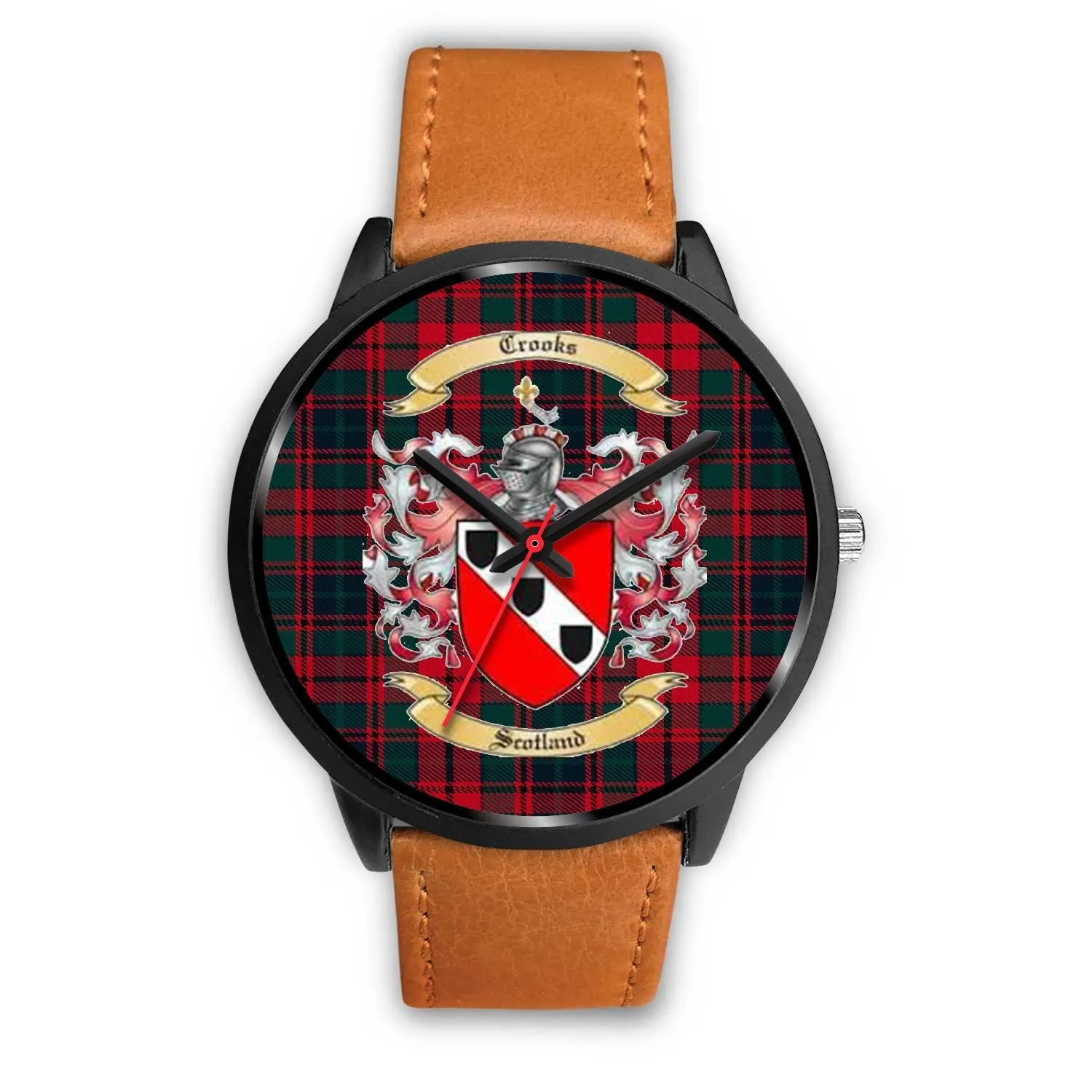 Crook Modern Clan Badge Tartan Black Watch