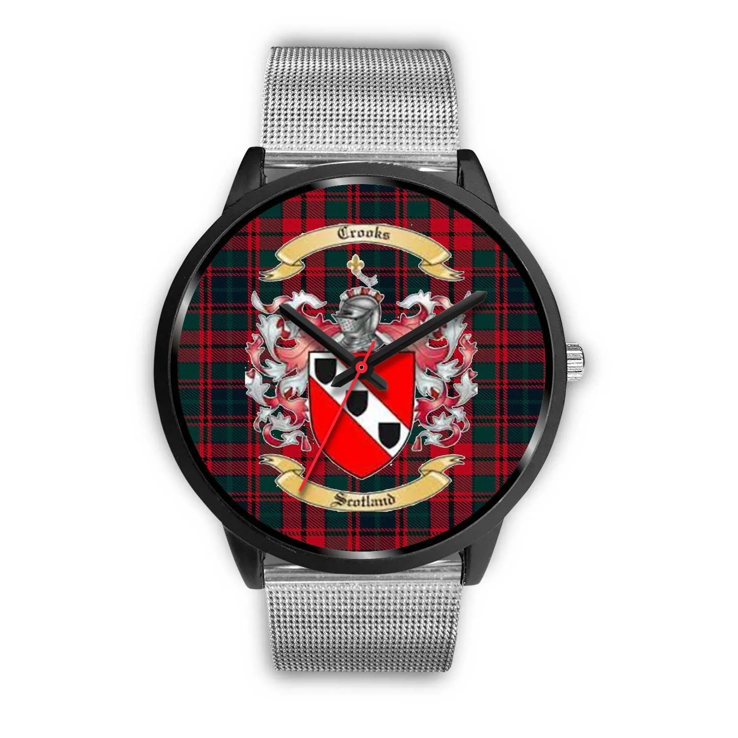 Crook Modern Clan Badge Tartan Black Watch