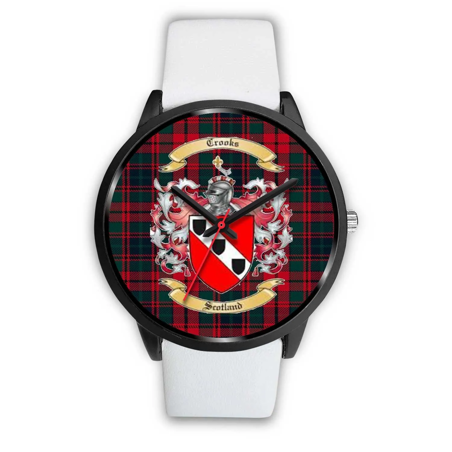 Crook Modern Clan Badge Tartan Black Watch