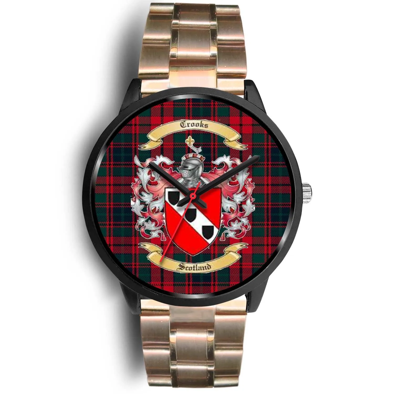 Crook Modern Clan Badge Tartan Black Watch