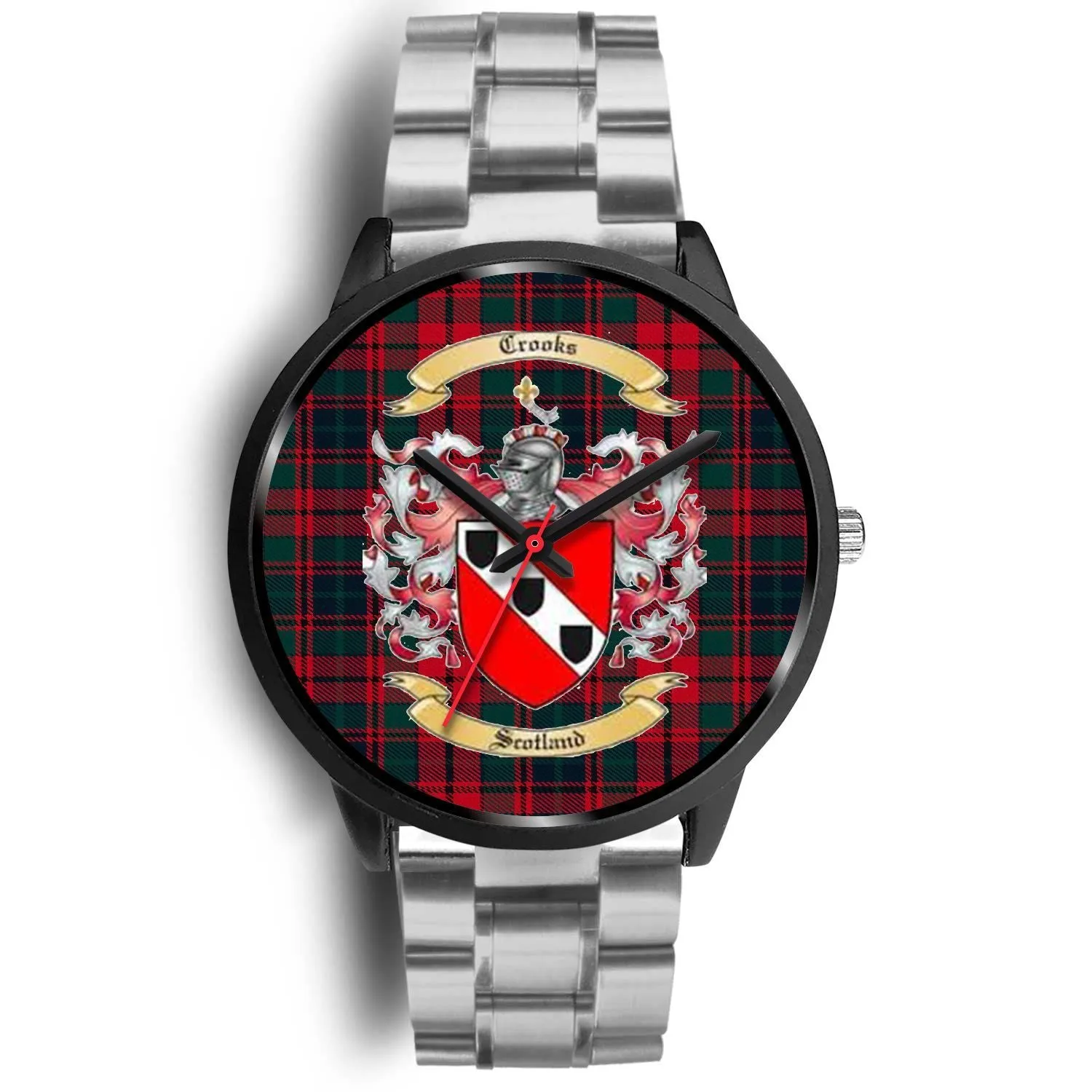 Crook Modern Clan Badge Tartan Black Watch